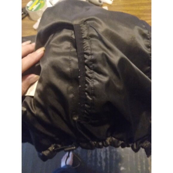 Koolaburra By Ugg Women’s Puffer Full Zip Jacket Black  Faux Fur Sherpa Collar - Picture 5 of 9